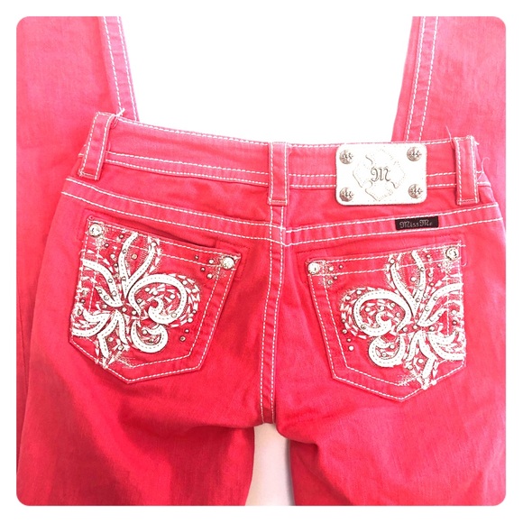 Miss Me "Melon" Color Skinny Jeans 27 - Picture 2 of 7